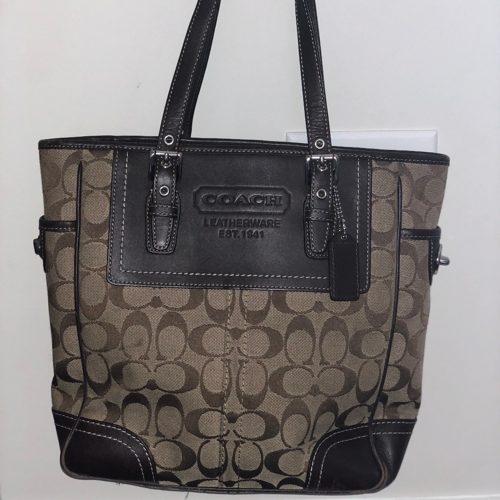 Brown Coach Handbag